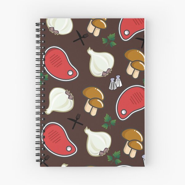 Item preview, BBQ Pattern with Steaks Mushrooms Garlic designed and sold by SimplePickUps.