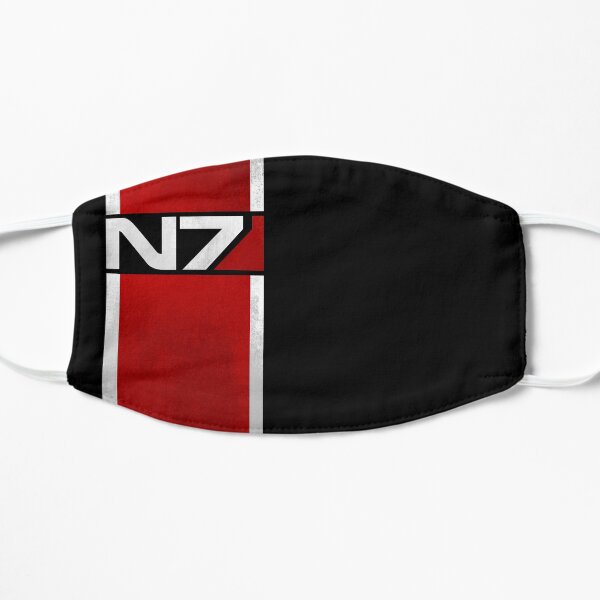 Mass Effect Vertical N7 Flat Mask