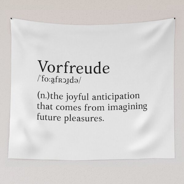 Item preview, Vorfreude - German Beautiful Word designed and sold by Zooone.