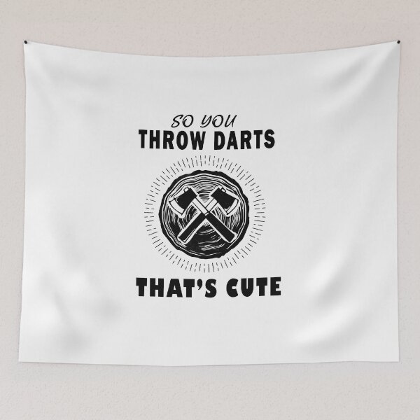 Item preview, Dartboard Axe Dart So You Throw Darts? That's Cute Axe Throwing designed and sold by Artysneak.