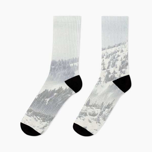 Item preview, Snow Mountains, Snowcial, Winter Scene designed and sold by mimosadesigns.