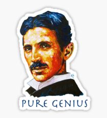 Nikola Tesla Tribute Sticker