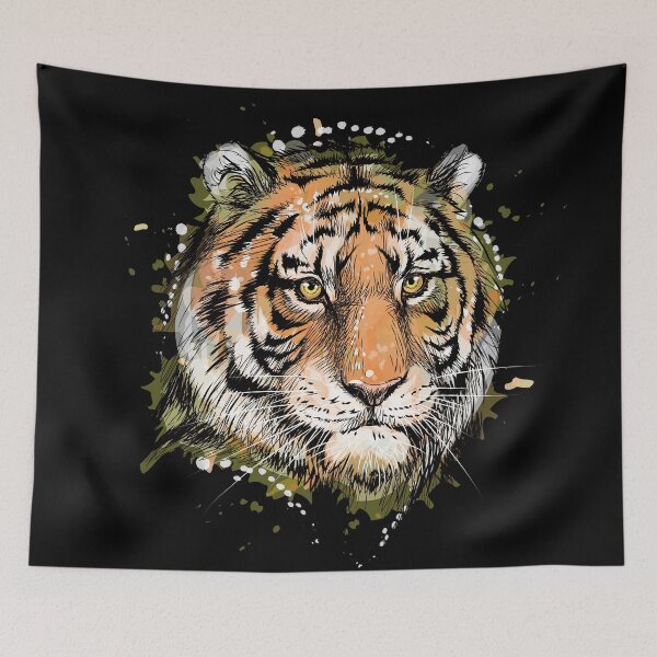 Item preview, Portait of Tiger designed and sold by kalud-zoldyck.