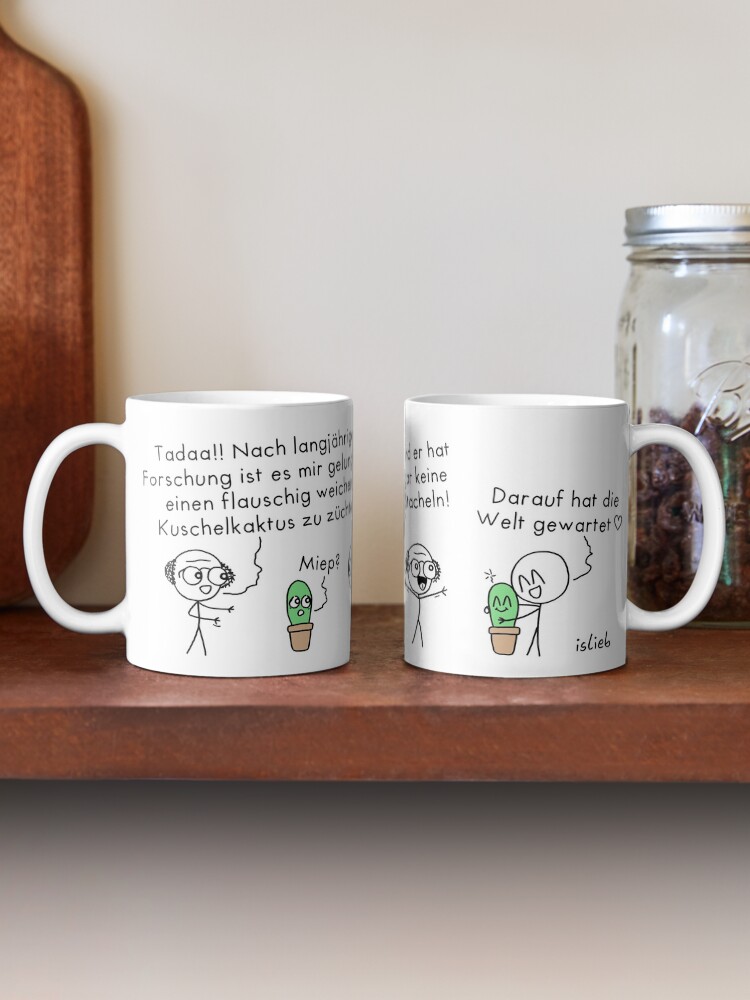 Thumbnail 2 von 6, Kaffeebecher, Kuschelkaktus designt und verkauft von islieb.