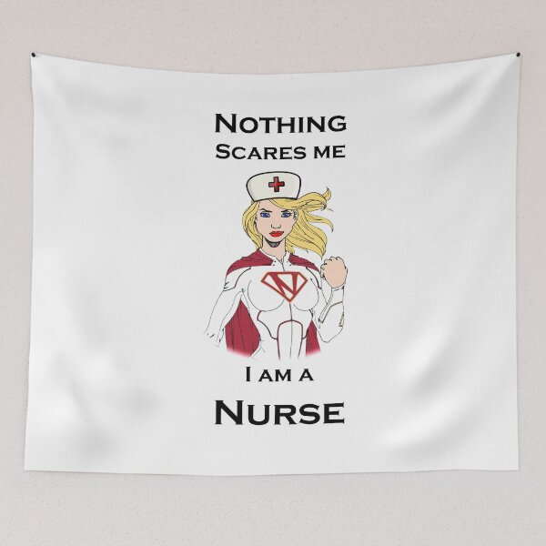 Item preview, Nothing Scares me I am a super Nurse designed and sold by smailjr.