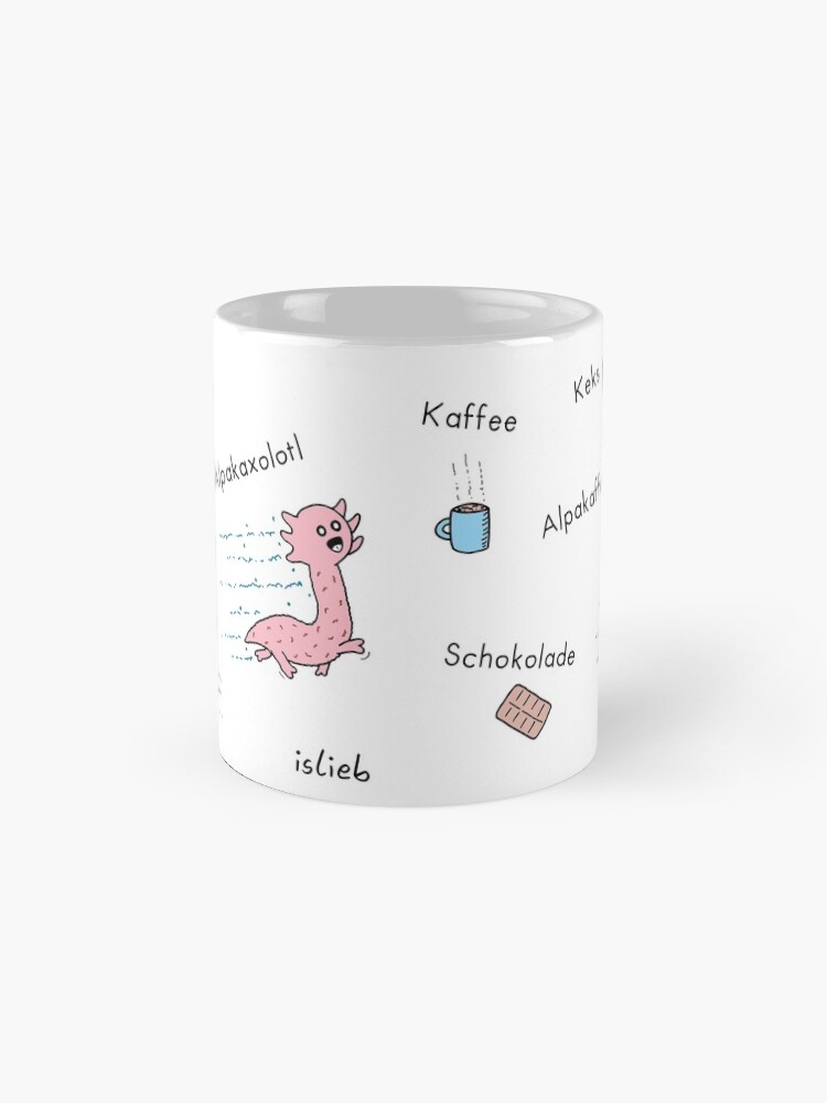 Alternative Ansicht von Alpaka-Axolotl-Kaffee-Kombo Kaffeebecher