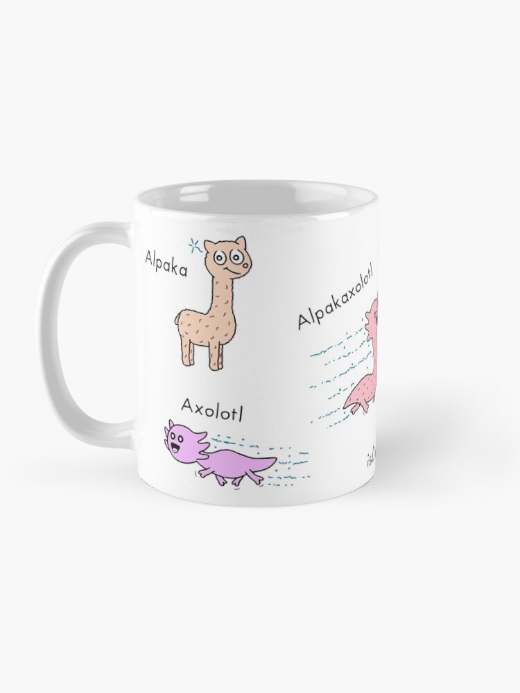 Alternative Ansicht von Alpaka-Axolotl-Kaffee-Kombo Kaffeebecher