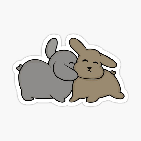 Download Rabbits Kissing Gifts Merchandise Redbubble