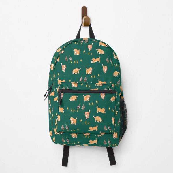 Item preview, Toller Puppies and Ducklings - Forest Green designed and sold by BlossomCreative.