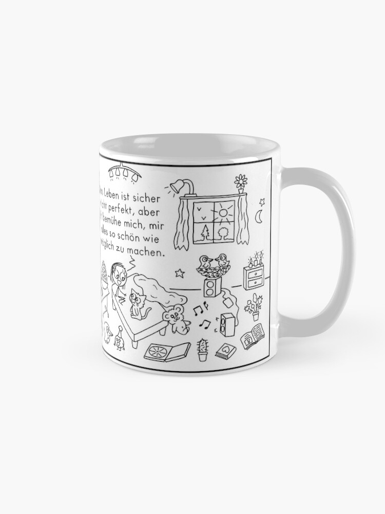 Thumbnail 5 von 6, Kaffeebecher, Nicht perfekt, aber... designt und verkauft von islieb.