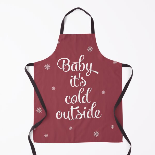 Item preview, Baby it's cold outside. Burgundy Christmas. Dark red Christmas designed and sold by Latte Design.