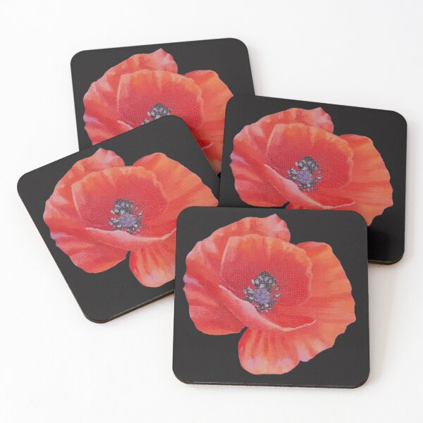 Item preview, Poppy flower painting (no background) designed and sold by Emily Bickell.