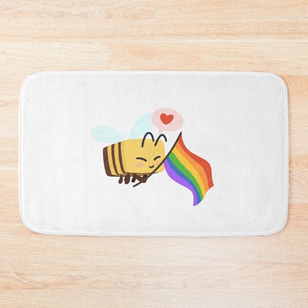 Artikelvorschau, Minecraft Pride Bee entworfen und verkauft von SoupinSpace.
