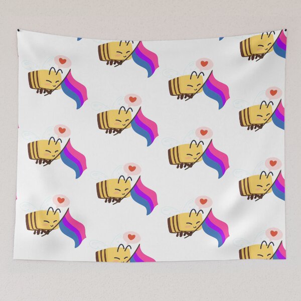 Item preview, Minecraft Bi Pride Bee designed and sold by SoupinSpace.