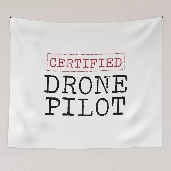 Item preview, Certified Drone Pilot designed and sold by teesaurus.