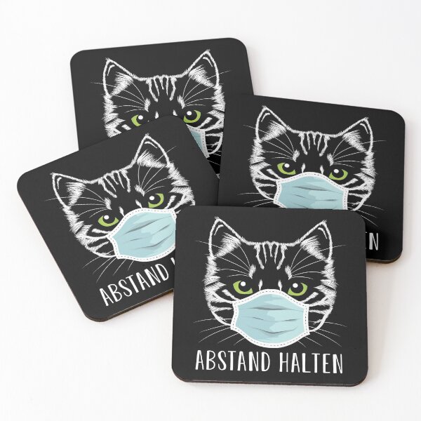Item preview, Cat face mask - keep your kitten mouthguard away designed and sold by Lenny Stahl.