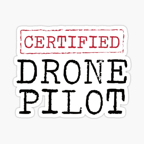 Item preview, Certified Drone Pilot designed and sold by teesaurus.