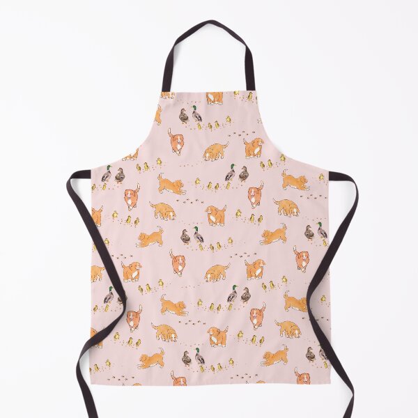 Item preview, Toller Puppies and Ducklings - Light Pink designed and sold by BlossomCreative.