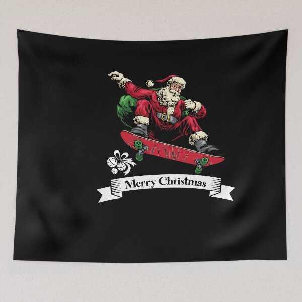Item preview, Christmas Skateboarding santa designed and sold by guesshirt.