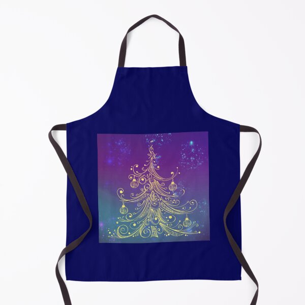 Item preview, Whimsical Swirly Christmas Tree on Red Background designed and sold by ittybittyowl.