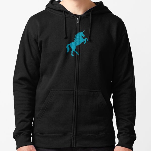 magical unicorn Zipped Hoodie