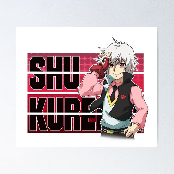 Shu Kurenai (no background) from Beyblade Burst Poster for Sale