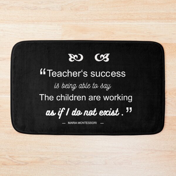 Item preview, Teachers Success,  Quotes By Famous People, Maria Montessori designed and sold by TeyMank.