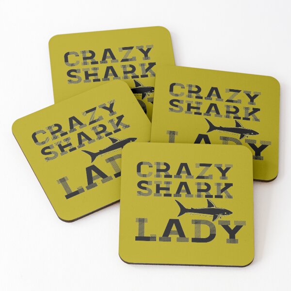 Item preview, Crazy shark lady -funny christmas gift  designed and sold by AYACHI90.
