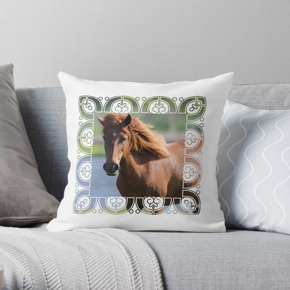 Horse Throw Pillow
