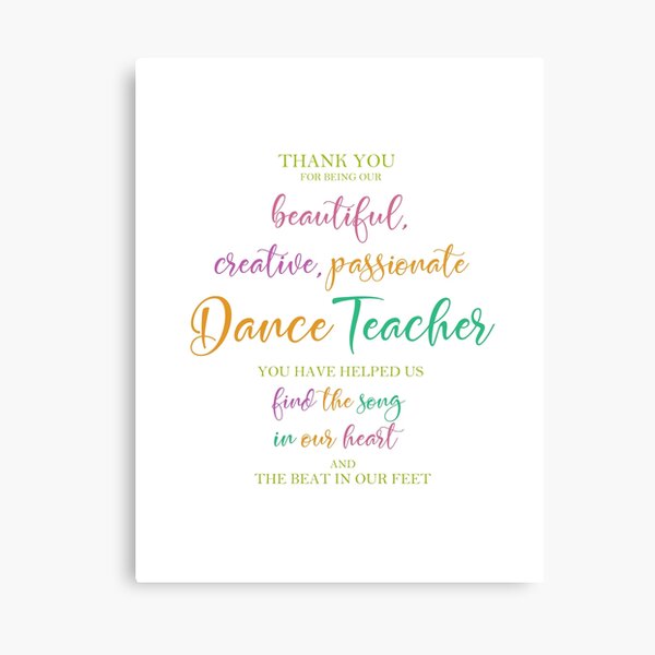 Item preview, Dance Teacher Art Print designed and sold by della95.