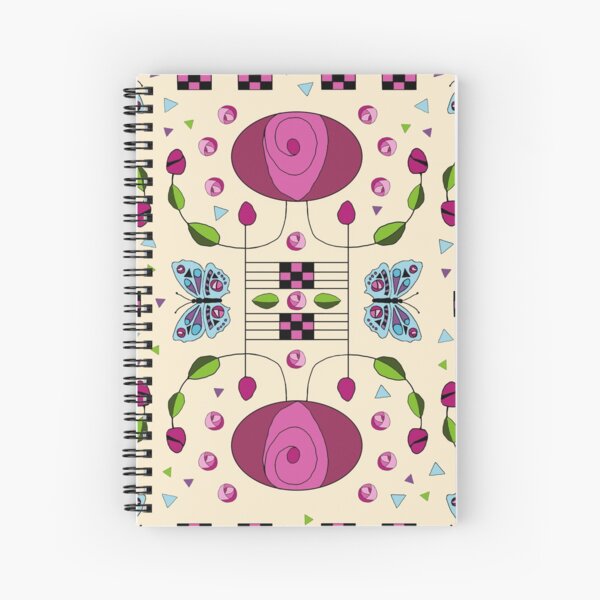 Rennie's Oval Rose Spiral Notebook