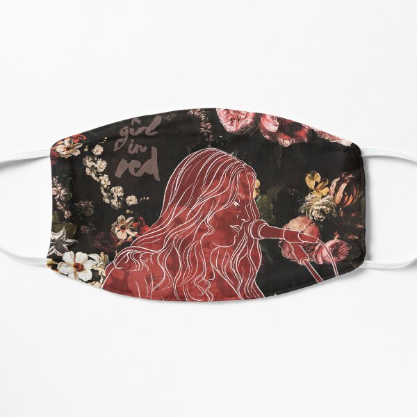 Girl in Red Flat Mask