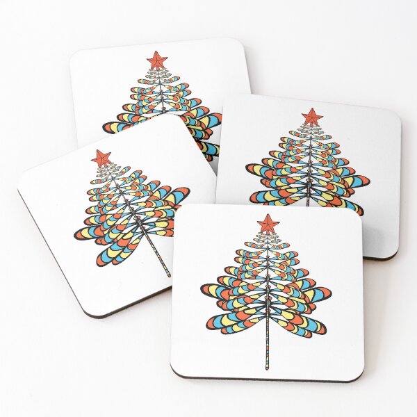 Item preview, dragonfly christmas tree farm  designed and sold by themora.
