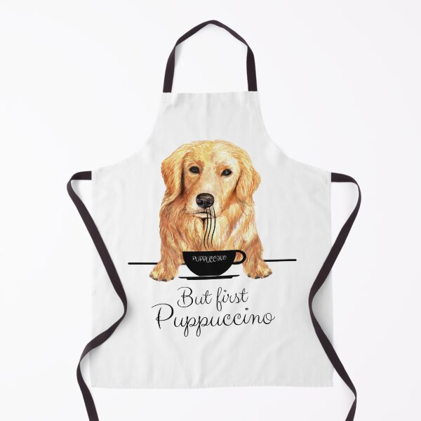 Item preview, But First Puppuccino ~ Golden Retriever Dog Owner Coffee Quote designed and sold by StickerArtwork.
