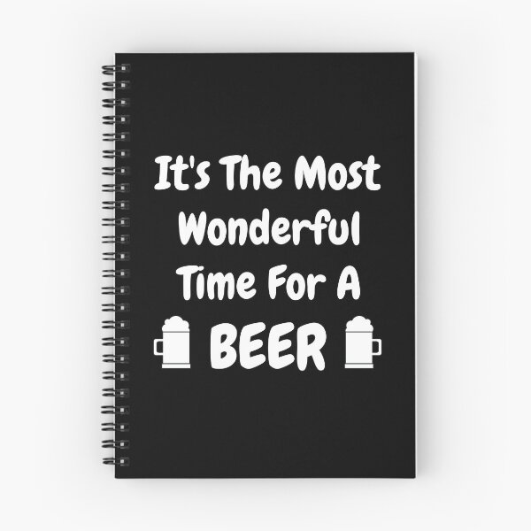 Item preview, Its the most wonderful time of the year. Its the most wonderful time for a beer. Beer Lover Christmas Design. The Perfect Christmas or Secret Santa Gift. T-Shirt designed and sold by That Cheeky Tee.