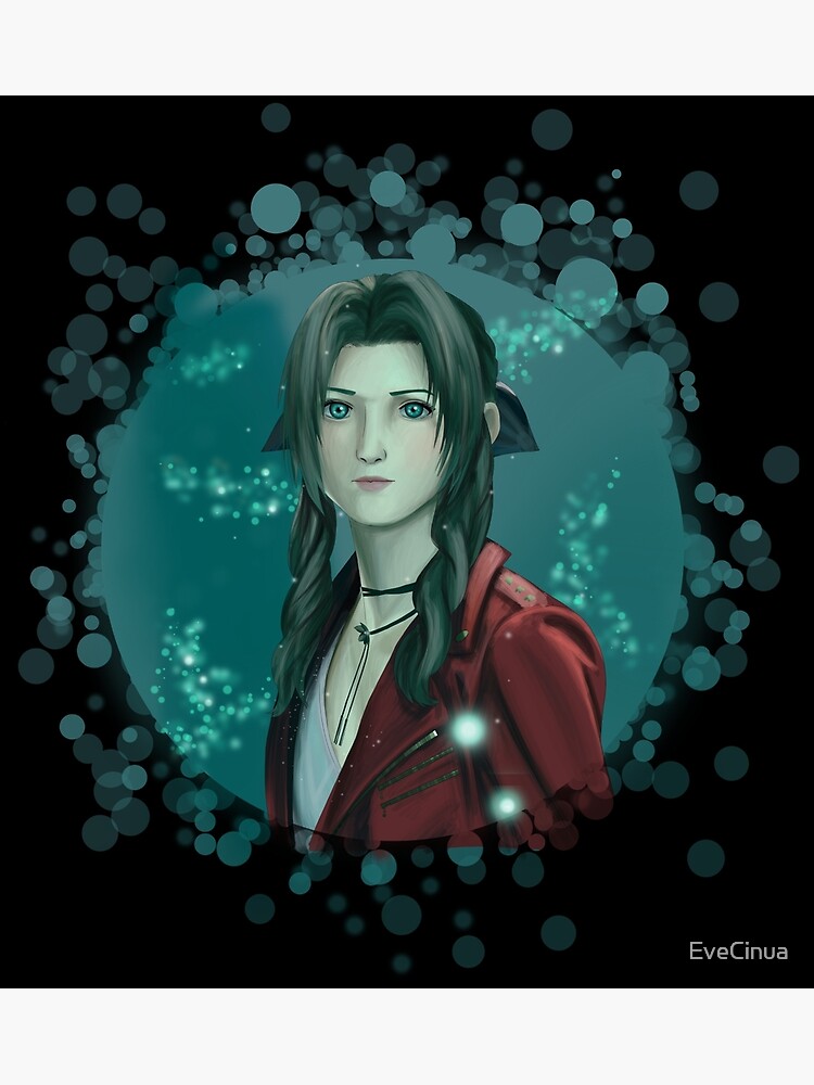 Aerith Gainsborough Poster For Sale By EveCinua Redbubble   Flat,750x,075,f Pad,750x1000,f8f8f8 