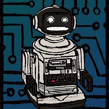 Artwork thumbnail, 1980s remote controlled robot friend by kittenry