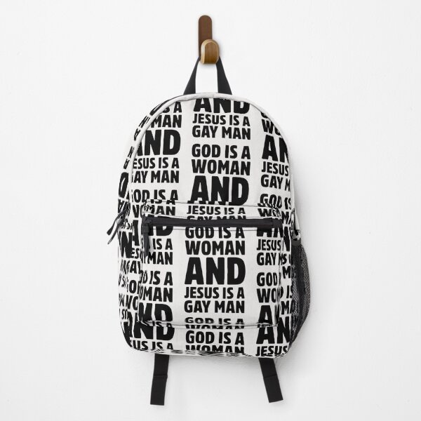 Item preview, GOD IS A WOMAN AND JESUS IS A GAY MAN P designed and sold by TommieBins.