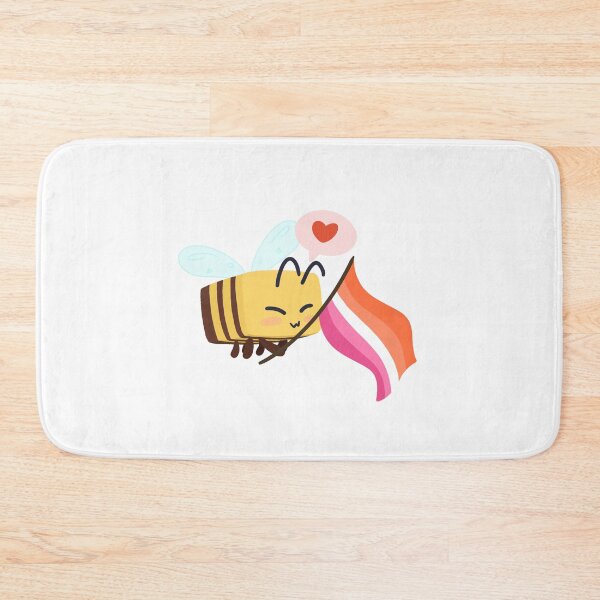 Item preview, Minecraft Lesbian Pride Bee designed and sold by SoupinSpace.