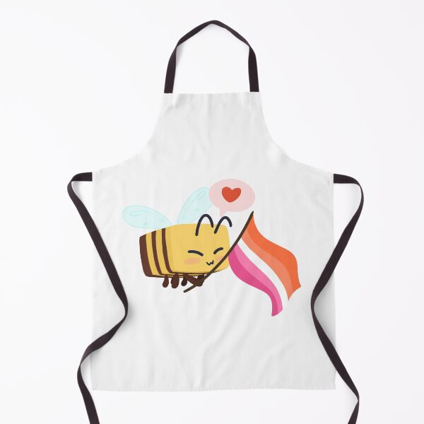 Artikelvorschau, Minecraft Lesbian Pride Bee entworfen und verkauft von SoupinSpace.