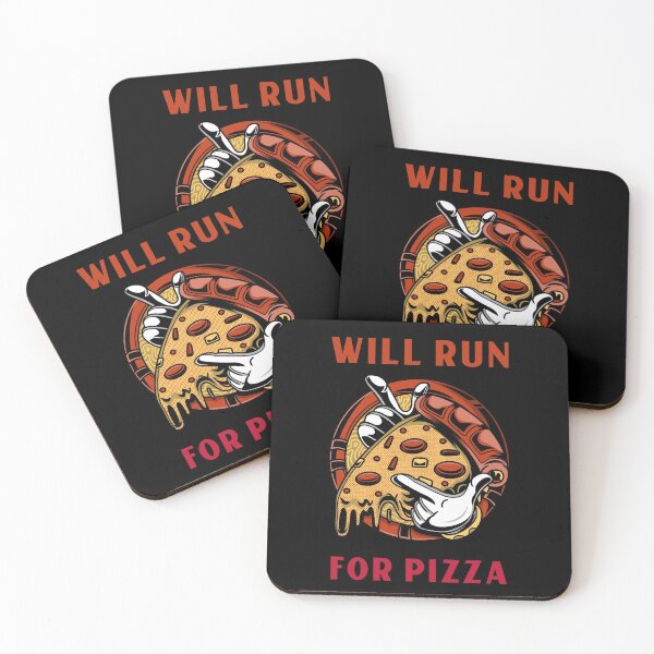 Item preview, Will Run For Pizza Gloves designed and sold by Coder-T.