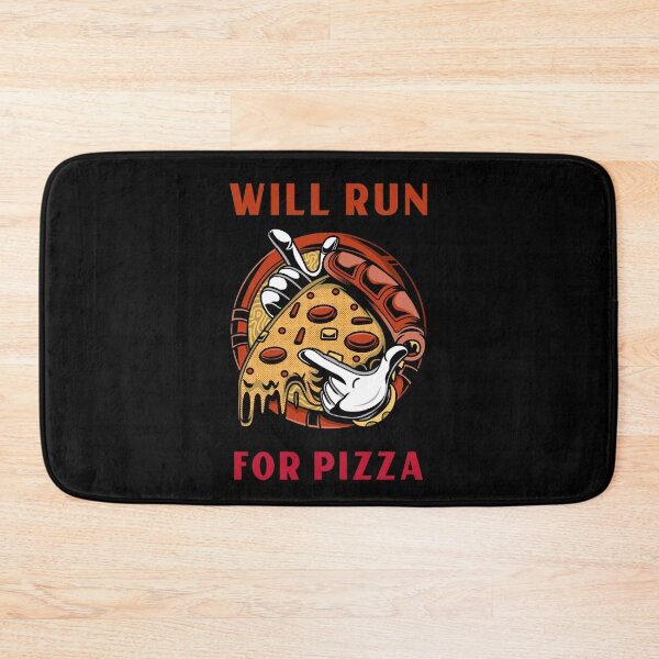 Item preview, Will Run For Pizza Gloves designed and sold by Coder-T.