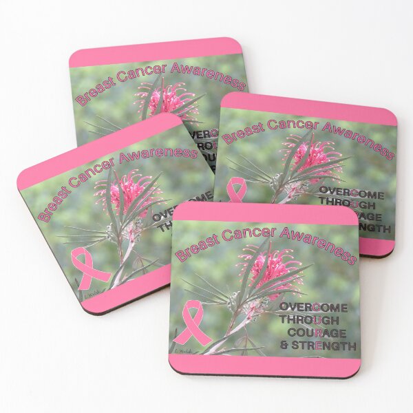 Item preview, Breast Cancer Awareness - Overcome Through Courage & Strength designed and sold by Linda Walsh.