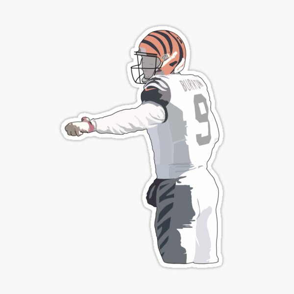 WHO DEY Joe Burrow Sticker for Sale by RachWillz