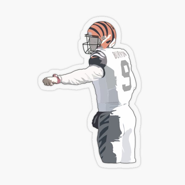 WHO DEY Joe Burrow Sticker for Sale by RachWillz