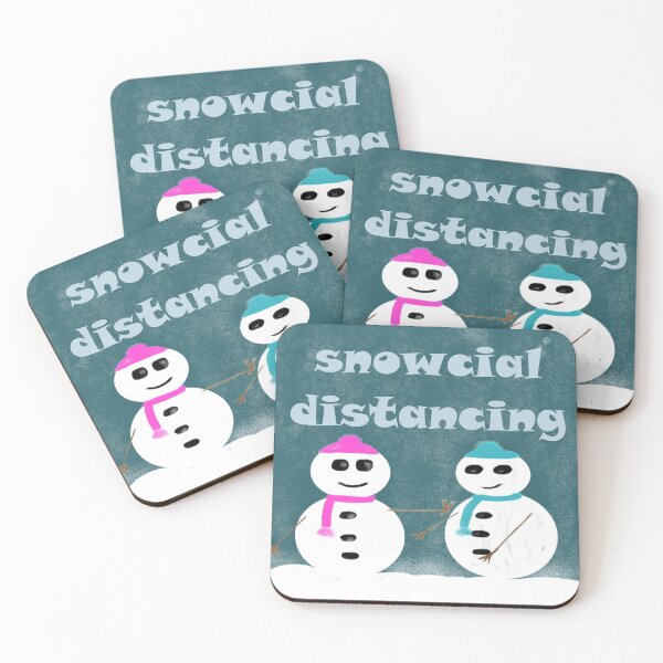 Item preview, snowcial distancing designed and sold by The-overthinker.