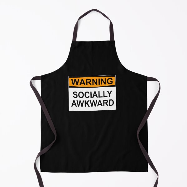 Item preview, WARNING: SOCIALLY AWKWARD designed and sold by Rob Price.