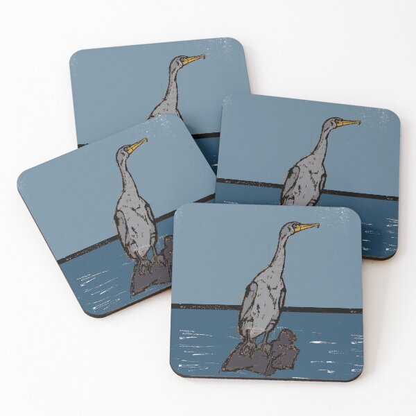 Item preview, Double Crested Cormorant, a wading bird designed and sold by kittenry.