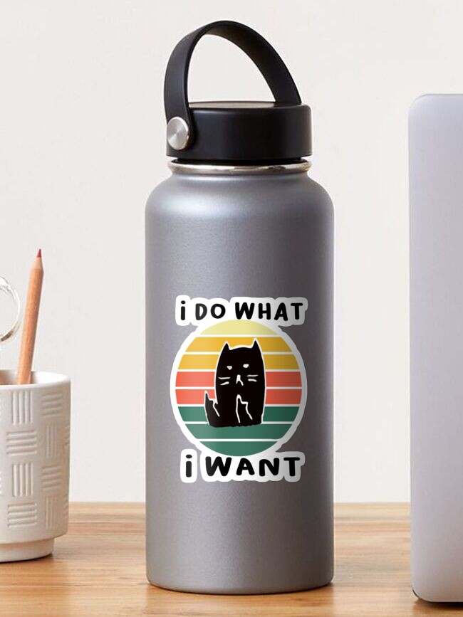 Funny Cat Shirt : I Do What I Want With My Cat Shirt