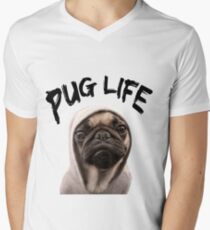 Pug Life Men's V-Neck T-Shirt